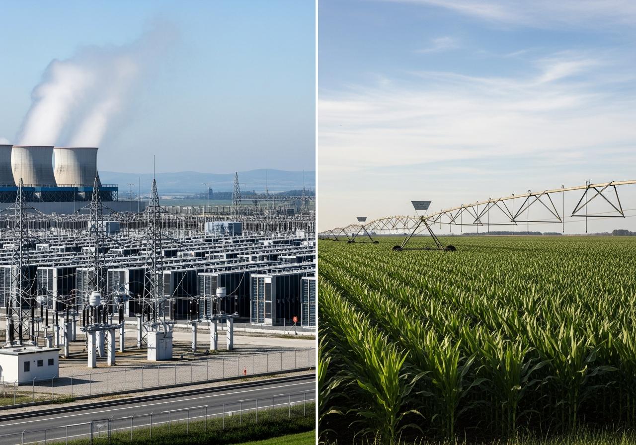 AI vs Agriculture Water Use