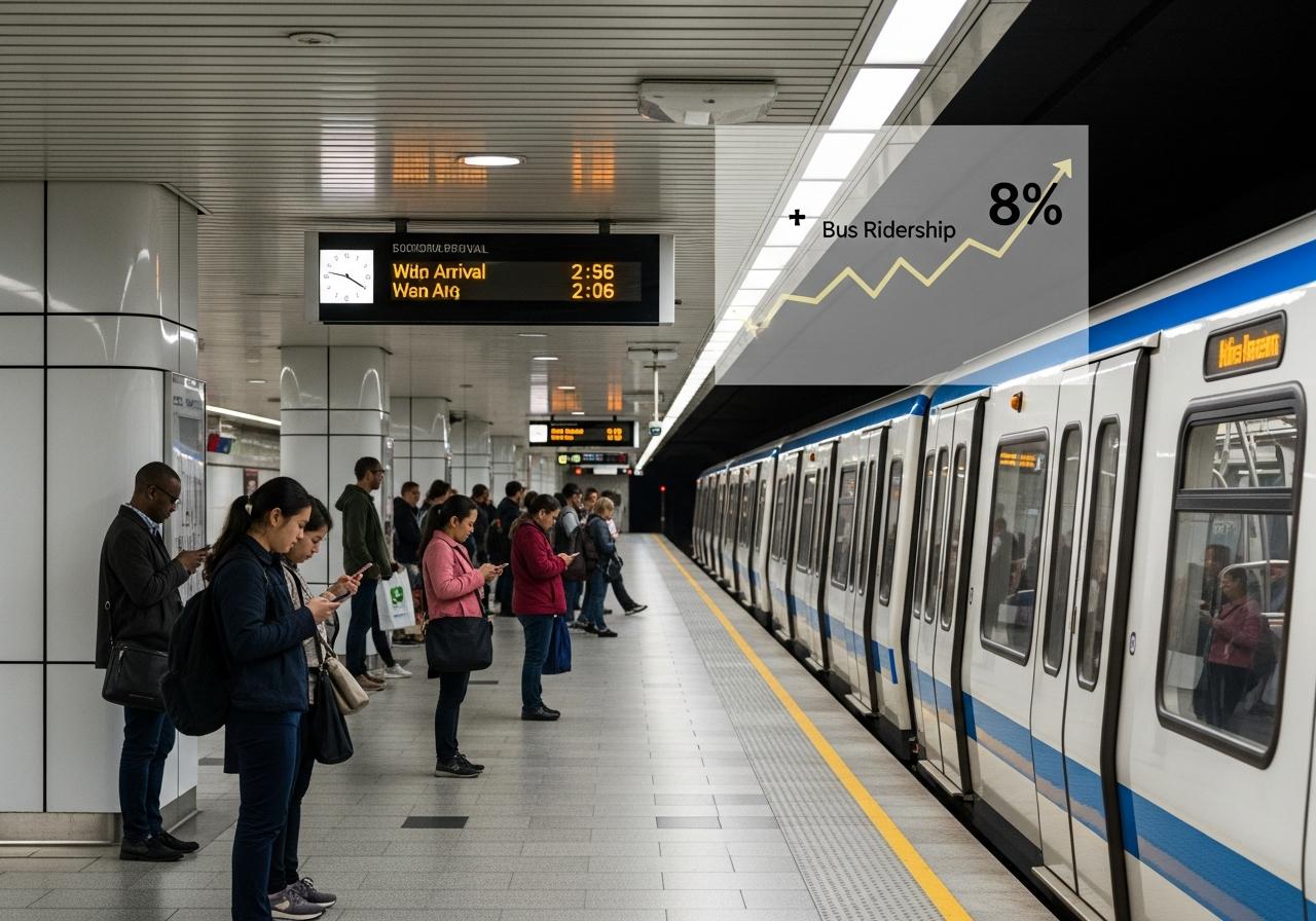 Congestion Pricing Boosts Public Transit