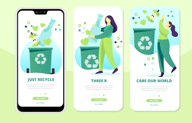 Using Smartphone Apps to Locate Recycling Centers