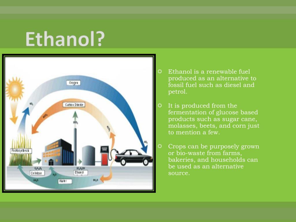 Ethanol as a Renewable Fuel Source