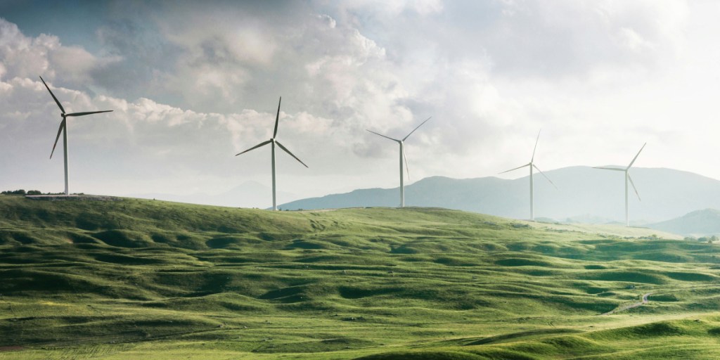 Renewable Energy: Valley of windmills