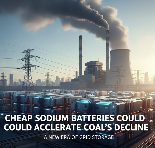 Cheap Sodium Batteries Could Accelerate Coal’s Decline