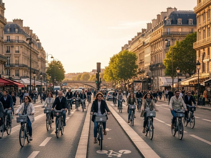 How Paris swapped cars for bikes – and transformed its streets