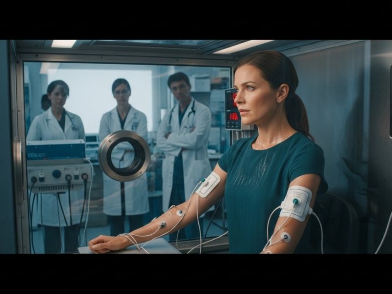 CNN reporter went into a heat chamber. She lost enough sweat to fill two soda cans