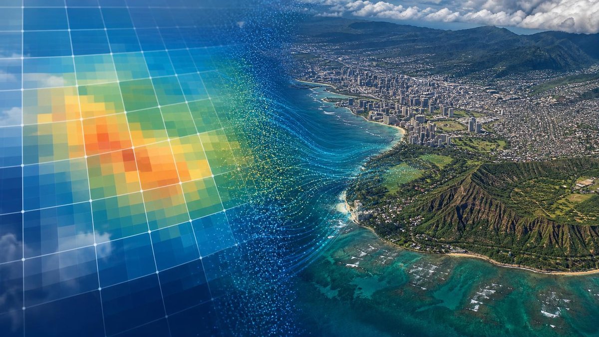 Climate data downscaling from coarse global grid to fine city-scale resolution using machine learning